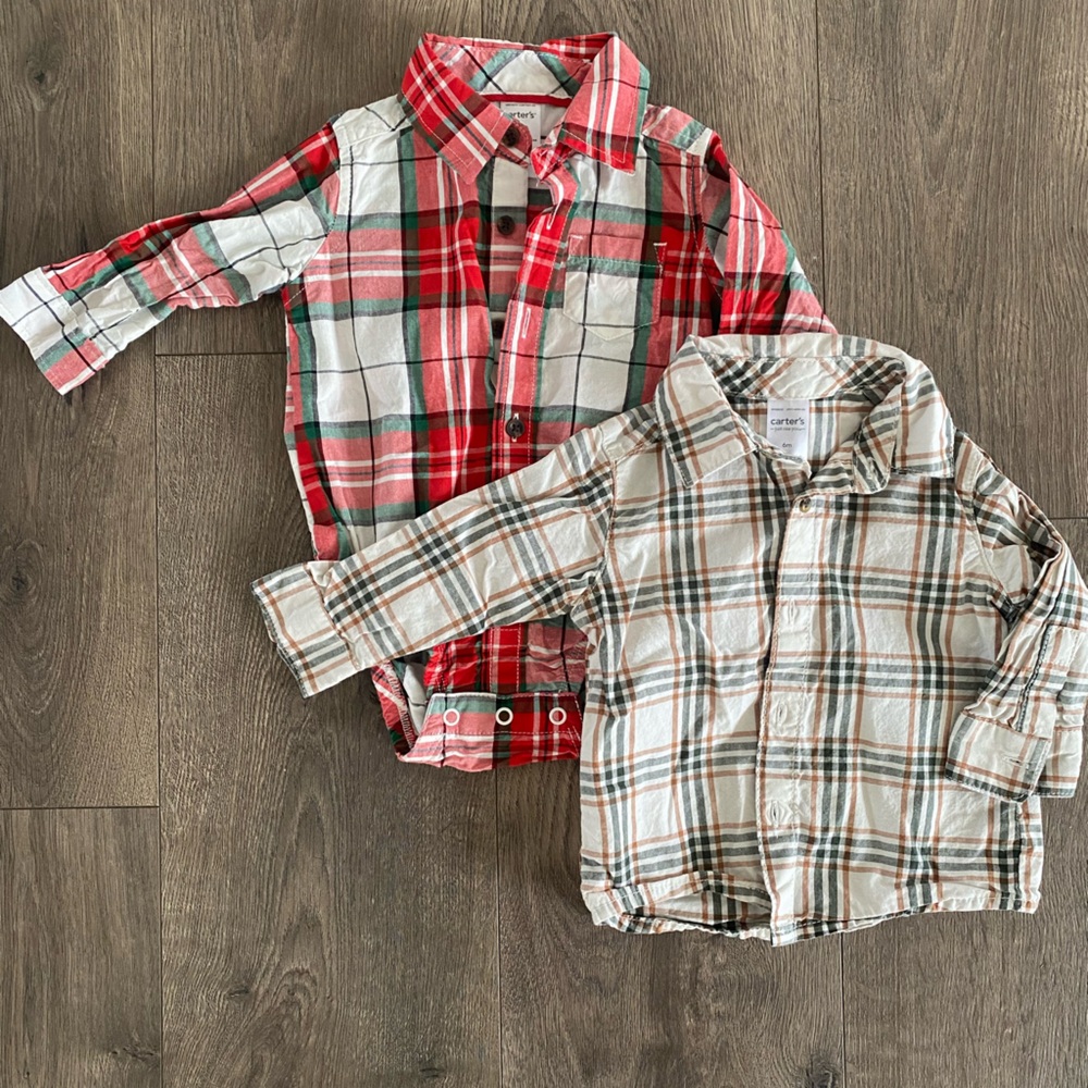 Baby Boy Button Ups 6M